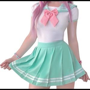 Little for Big Sailor Onesie with skirt - XL